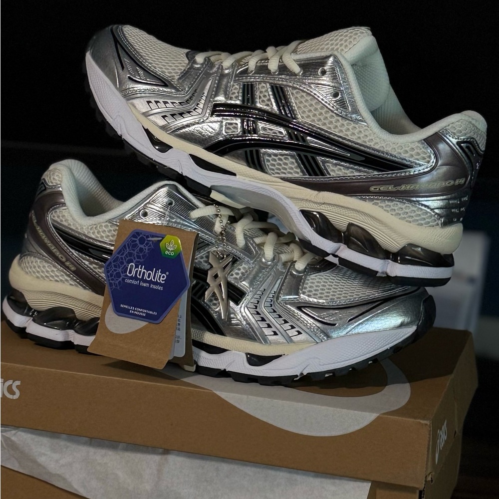 ASICS GEL-KAYANO 14 Metallic Silver / 1201A019-108 MEN